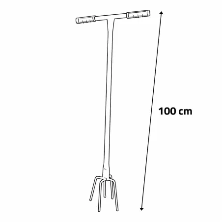 Bêche à griffe 5 dents