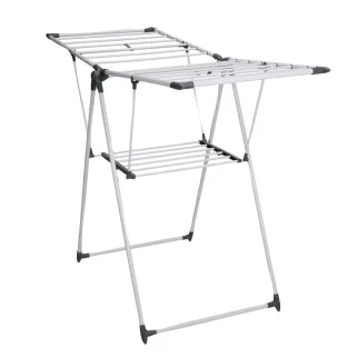 Étendoir à linge métal pliable 16 m | Robuste et pratique