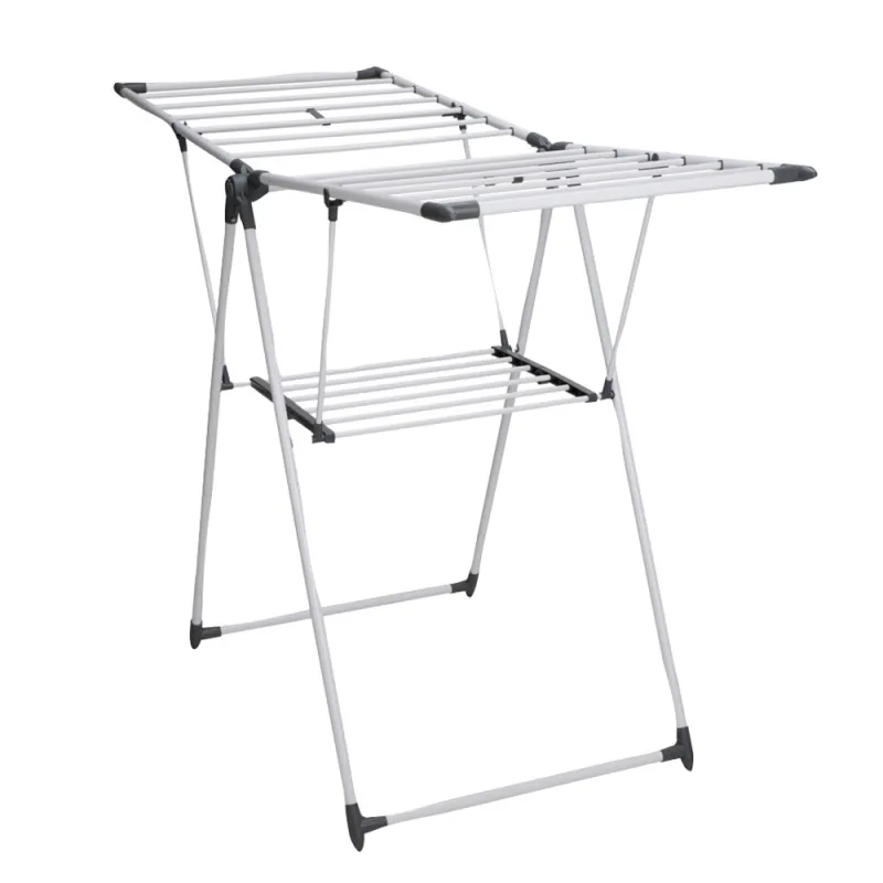 Étendoir à linge métal pliable 16 m | Robuste et pratique