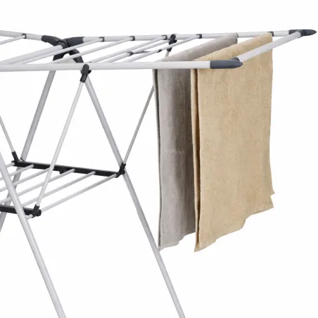 Étendoir à linge métal pliable 16 m | Robuste et pratique
