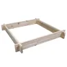 Lot de 3 carrés potager bois de sapin avec géotextile