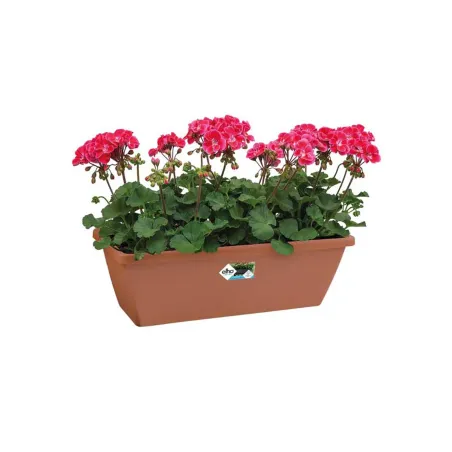 Lot de 8 Balconnières Elho® 70x16cm en terre cuite