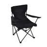 Lot de 2 Chaises Easy C2 pliable noire - Structure acier et polyester 600D