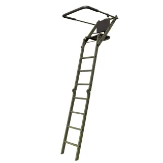 Échelle pliable 2,50m hauteur d'assise aluminium portable à l'unité