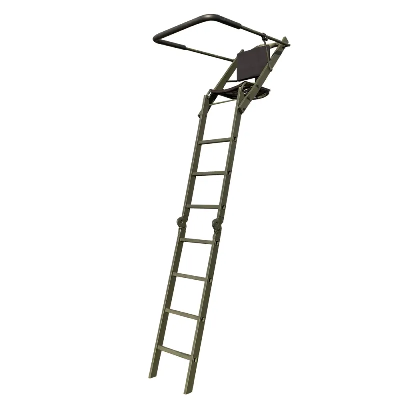 Échelle pliable 2,50m hauteur d'assise aluminium portable à l'unité