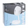 Ventilateur pliable 24h autonomie 3 modes de vitesse USB Ø16cm