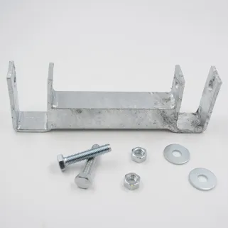 Support de toiture chenil pour barre 25x25mm