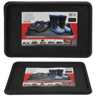 Tapis flexible polyvalent 60x40cm noir chaussures maison voiture