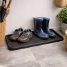 Tapis flexible polyvalent 60x40cm noir chaussures maison voiture