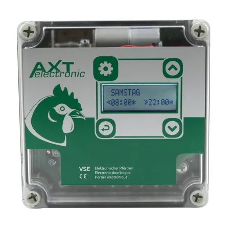 Portier à horloge + trappe standard 22x33cm