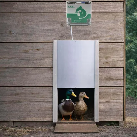 Portier à capteur de lumière + trappe canard 30x40cm
