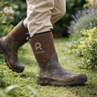 Demi bottes Clean Garden souples imperméables marron 40 à 47