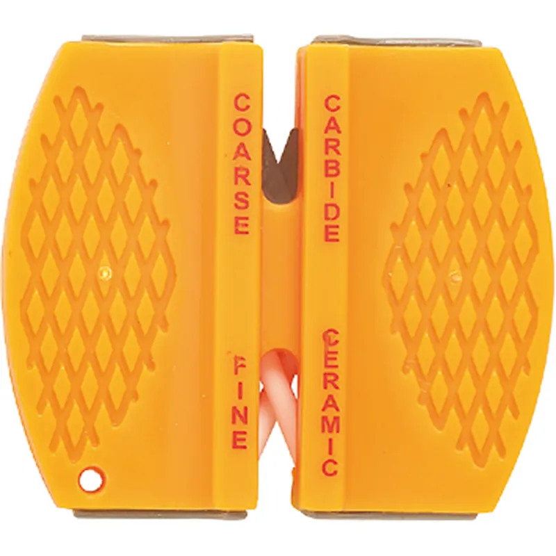 Aiguiseur de poche 2 parties carbure tungstène céramique blanche