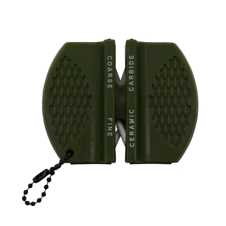 Aiguiseur de poche 2 parties carbure tungstène céramique blanche