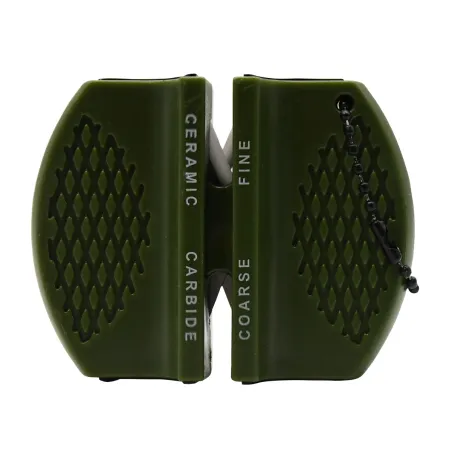 Aiguiseur de poche 2 parties carbure tungstène céramique blanche