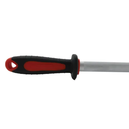 Fusil à aiguiser 30 cm manche bi-matière forme ronde 