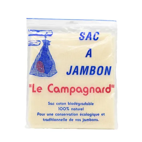 Sac à jambon en coton réutilisable