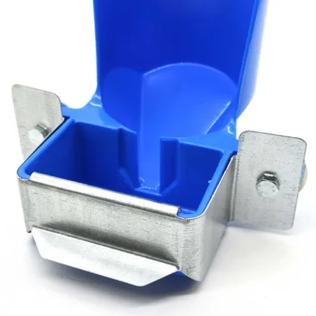 Abreuvoir porte bouteille lot de 2 fixation cage - galvanisé