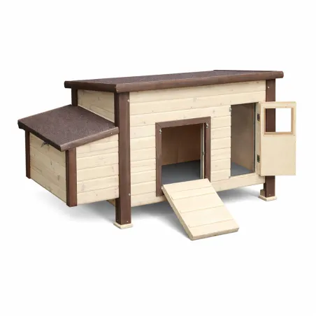 Poulailler chauffant et isolé avec thermostat 3 à 4 poules