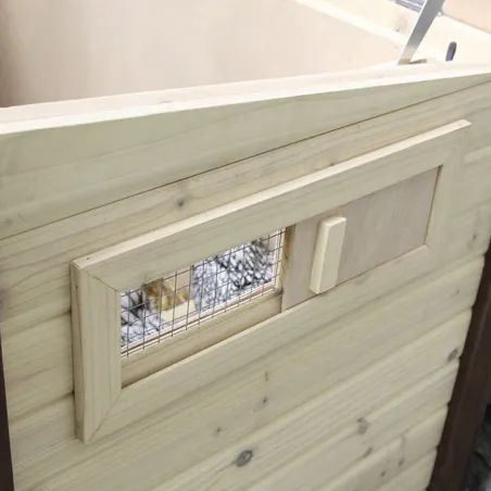 Poulailler chauffant et isolé avec thermostat 3 à 4 poules