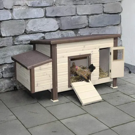 Poulailler chauffant et isolé avec thermostat 3 à 4 poules