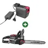 Tronçonneuse Voltkore® 40V avec Batterie 4,0 Ah et Chargeur - Guide 355 mm