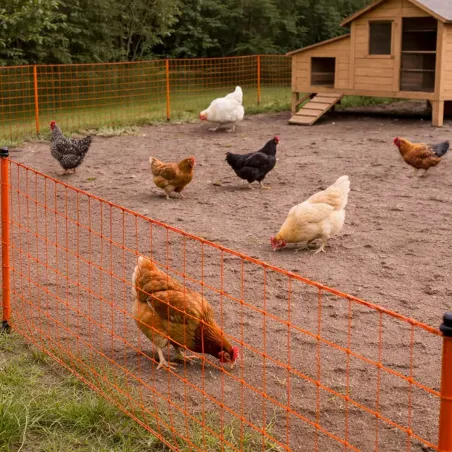 Filet volaille électrique pro H106 cm Longueur 50 m - KERBL