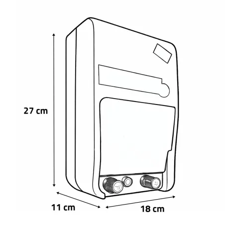 Électrificateur de clôture eCONTROL S 10000 - 200 km - 13500 V - Connecté