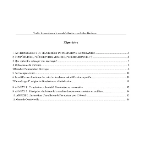 Couveuse automatique Couvitech SP-120 - 120 oeufs idéale débutant incubation