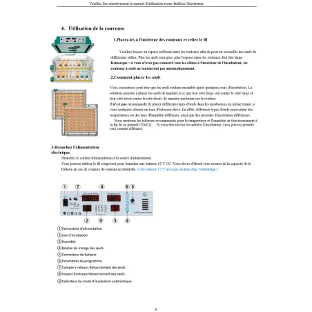 Couveuse automatique Couvitech SP-64 - 64 oeufs idéale débutant incubation