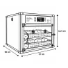 Couveuse automatique Couvitech PRO-136 - capacité 136 oeufs