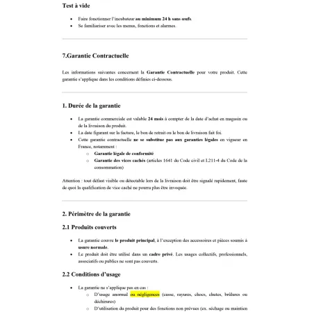 Couveuse automatique Couvitech PRO-68 - 68 oeufs