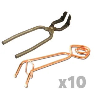 Lot de 10 pièges à taupes Putange + pince | Ducatillon