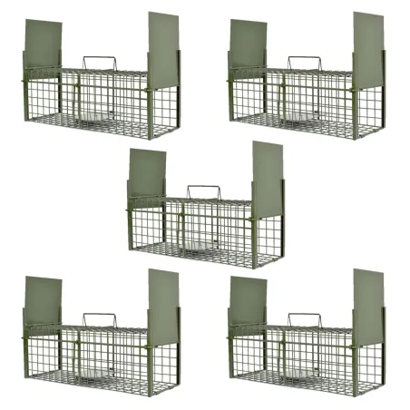 Lot de 5 Ratières de passage galvanisée 50x18x18cm