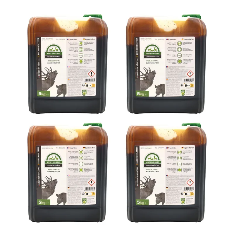 Lot de 4 Goudrons de Norvège 5 kg