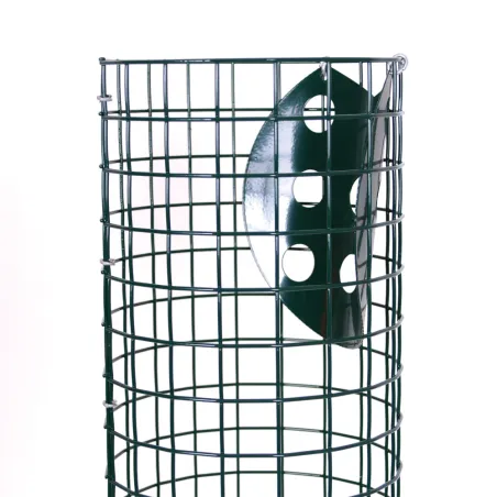 Lot de 5 pièges tube à lapins et furets en metal Ø 15 cm x longueur 60 cm