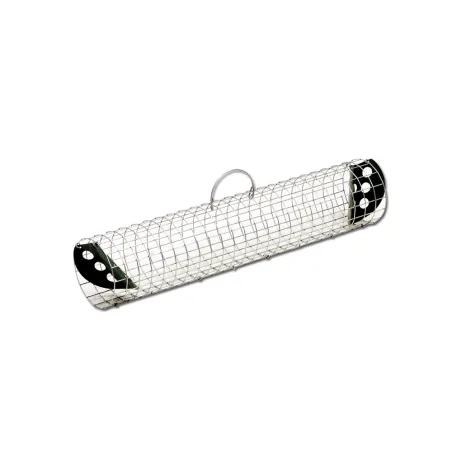 Lot de 5 pièges tube à lapins et furets en metal Ø 15 cm x longueur 60 cm