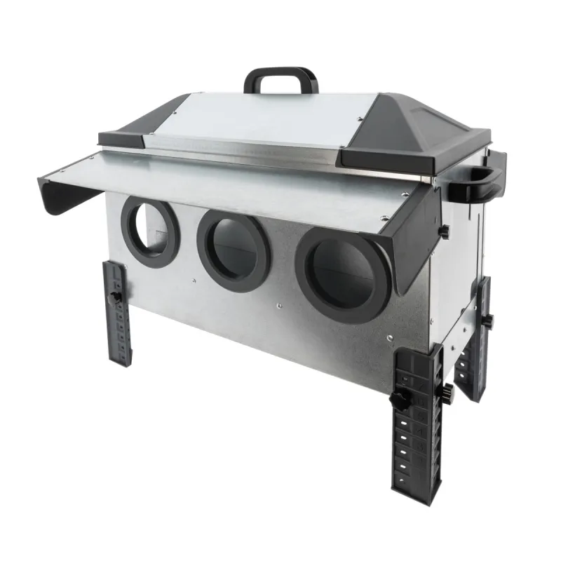 Mangeoire Robust® en Acier Galvanisé - 18kg avec Ouvertures Intelligentes