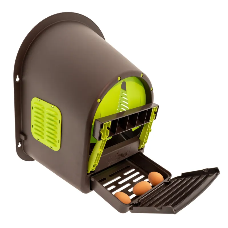 Pondoir MyCosyNest Roll-Away - Collecte d'œufs propre et sécurisée