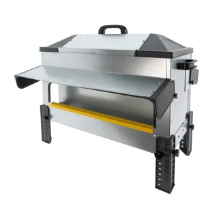 Mangeoire Robust® Grande Ouverture 18kg - Acier Galvanisé pour Volailles et Palmipèdes