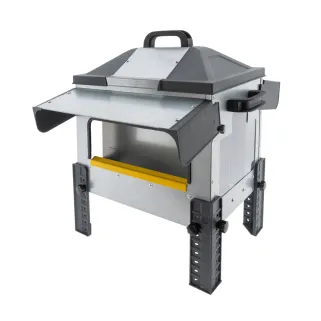 Mangeoire Robust® Grande Ouverture 12kg - Acier Galvanisé pour Volailles, Canards et Oies