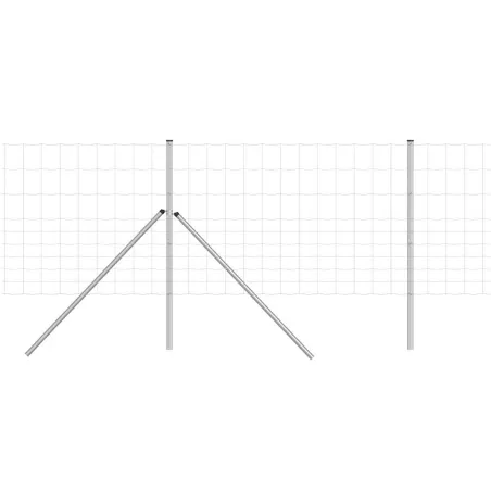 Grillage soudé galvanisé, rempart leger