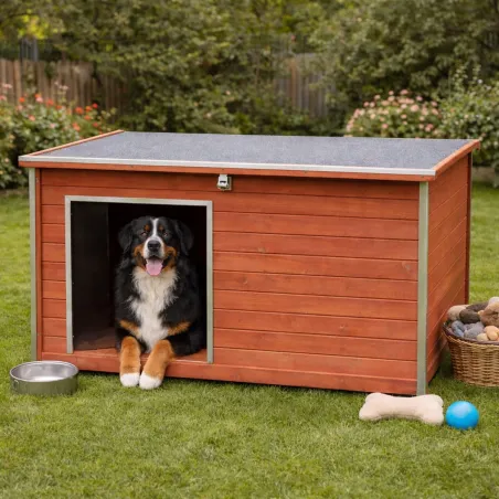 Niche en bois haute isolation 160x75x75cm - Épicéa 3 couches