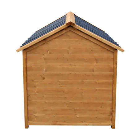 Niche chien en bois toit type chalet taille XL 96 x 104 x 112 cm