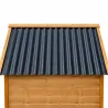Niche chien en bois toit type chalet taille XL 96 x 104 x 112 cm