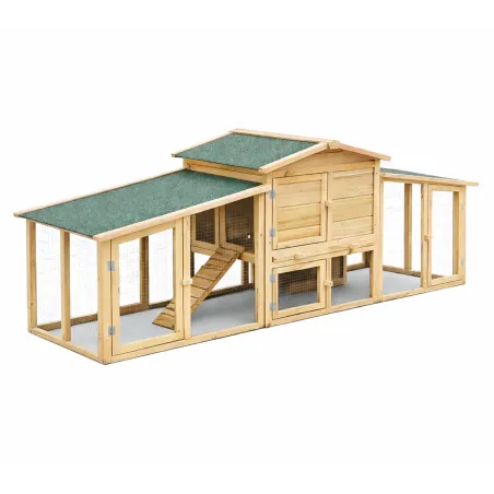 Poulailler Villa Cocotte en Pin Traité - Jusqu'à 4 Poules