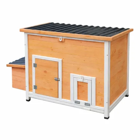 Poulailler Hefa+ en pin traité avec toit plastique - 6 poules