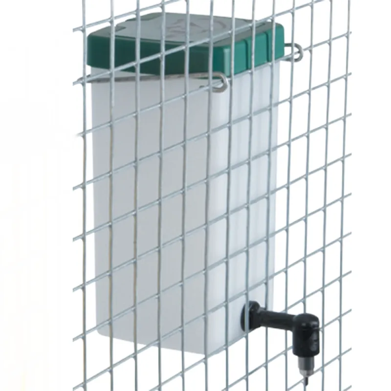 Lot de 10 Abreuvoirs lapins pipette PVC 1L fixation cage