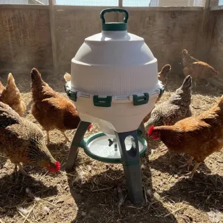 Abreuvoir sur pieds Olba Optimus plastique 25L réservoir démontable