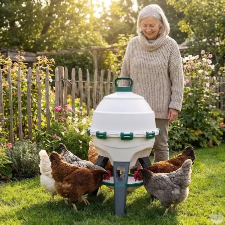 Abreuvoir sur pieds Olba Optimus plastique 25L réservoir démontable